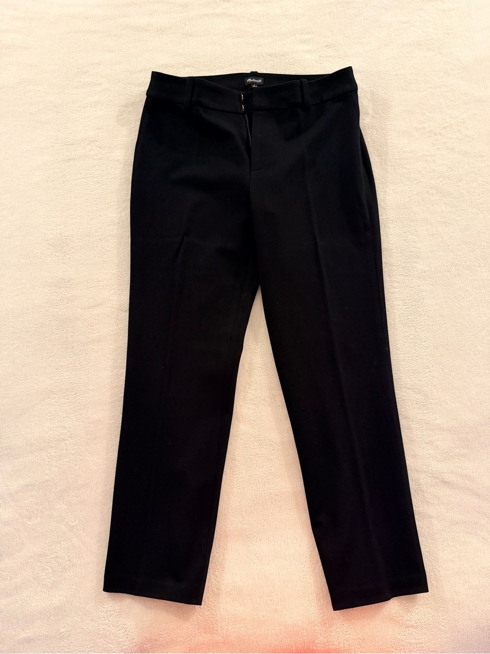 Madewell Black Cropped Dress Pants - Tailored Ankle Trousers